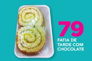 Fatia De Tarte Com Chocolate