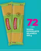 Massa esparguete milaneza-500g cada