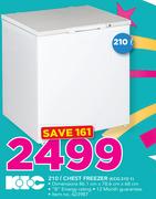 KIC 210l Chest Freezer KCG 210 1