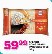 Spekko Long Grain Parboiled Rice-5Kg