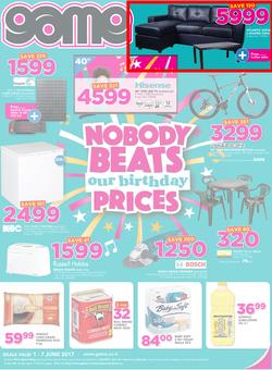 Game Lesotho : Nobody Beats Our Birthday Prices (1 June - 7 June 2017), page 1
