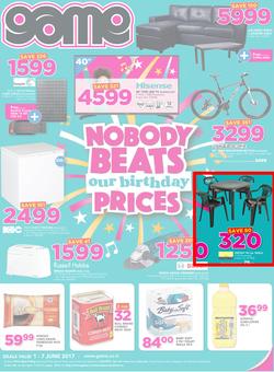 Game Lesotho : Nobody Beats Our Birthday Prices (1 June - 7 June 2017), page 1
