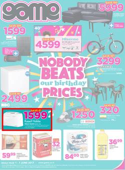 Game Lesotho : Nobody Beats Our Birthday Prices (1 June - 7 June 2017), page 1