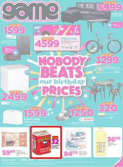 Game Lesotho : Nobody Beats Our Birthday Prices (1 June - 7 June 2017), page 1