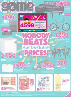 Game Lesotho : Nobody Beats Our Birthday Prices (1 June - 7 June 2017), page 1