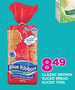 Blue Ribbon Classic Brown Sliced Bread Sliced-700gm