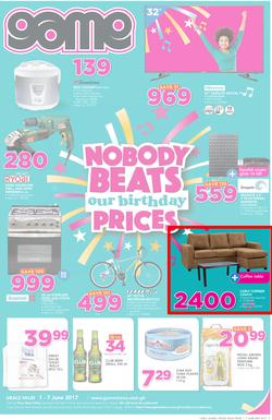 Game Ghana : Nobody Beats Our Birthday Prices (1 June - 7 June 2017), page 1