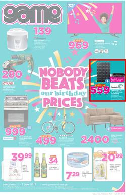Game Ghana : Nobody Beats Our Birthday Prices (1 June - 7 June 2017), page 1