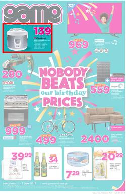 Game Ghana : Nobody Beats Our Birthday Prices (1 June - 7 June 2017), page 1