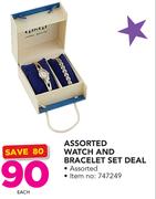 Assorted Watch & Bracelet Set Deal-Each