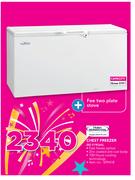 Haier Thermocool Chest Freezer BD 519GAA Plus Two Plate Stove