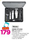Wahl Home Styling Kit Includes Durable Storage Case