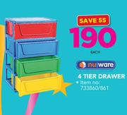 Nuware 4 Tier Drawer-Each