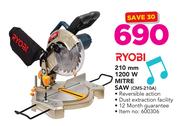 Ryobi 210mm 1200W Mitre Saw CMS-210A