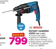 Bosch Rotary Hammer 650W GBH-2-20D