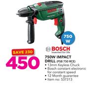 Bosch 750W Impact Drill PSB 750 RCE