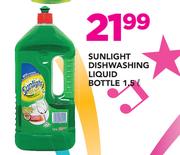 Sunlight Dishwashing Liquid Bottle-1.5Ltr