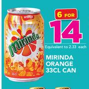 Mirinda Orange Can-6 x 33cl