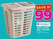 Contour Houseware Mega Linen Bin-Sahara