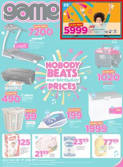 Game Zambia : Nobody Beats Our Birthday Prices (8 June - 21 June 2017), page 1