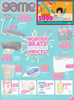 Game Zambia : Nobody Beats Our Birthday Prices (8 June - 21 June 2017), page 1