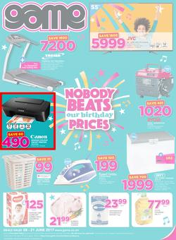 Game Zambia : Nobody Beats Our Birthday Prices (8 June - 21 June 2017), page 1