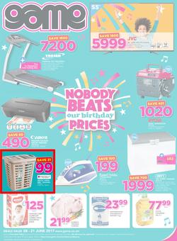 Game Zambia : Nobody Beats Our Birthday Prices (8 June - 21 June 2017), page 1