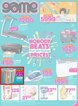 Game Zambia : Nobody Beats Our Birthday Prices (8 June - 21 June 2017), page 1