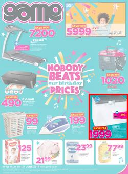 Game Zambia : Nobody Beats Our Birthday Prices (8 June - 21 June 2017), page 1