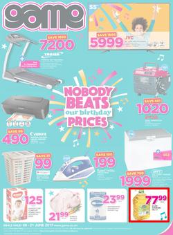 Game Zambia : Nobody Beats Our Birthday Prices (8 June - 21 June 2017), page 1