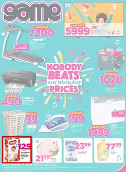Game Zambia : Nobody Beats Our Birthday Prices (8 June - 21 June 2017), page 1