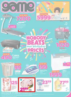 Game Zambia : Nobody Beats Our Birthday Prices (8 June - 21 June 2017), page 1