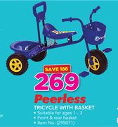 Peerless Tricycle With Basket