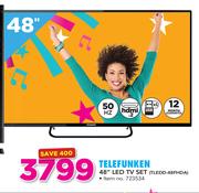 Telefunken 48" LED TV Set TLEDD-48FHDA