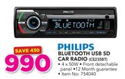 Philips Bluetooth USB SD Car Radio CE235BT