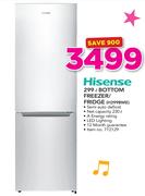 Hisense 299Ltr Bottom Freezer/Fridge H299BME