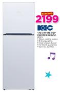 KIC 170Ltr White Top Freezer/Fridge 518 1