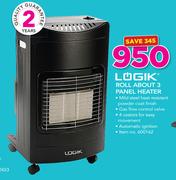 Logik Roll About 3 Panel Heater