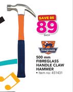 Fragram 500mm Fiber Glass Handle Claw Hammer