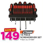 Stramm 18 Piece Screwdriver Set
