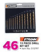 Stramm 13 Piece Drill Bit Set