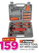 Stramm 60 Piece Tool Kit With Case