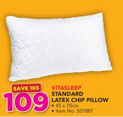 Vitasleep Standard Latex Chip Pillow