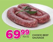 Choice Beef Sausage-Per Kg