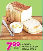 Agogo Family Sliced Bread-800g