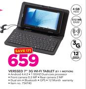 Verseed 7" 3G WiFi Tablet E1 1 MOTION