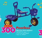 Peerless Tricycle With Basket-Each