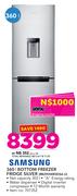 Samsung 360Ltr Bottom Freezer Fridge Silver RB29HWR3DSA U