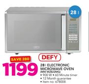 Defy 28Ltr Electronic Microwave Oven MW M2822MG