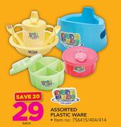 Baby Care Assorted Plastic Ware-Each